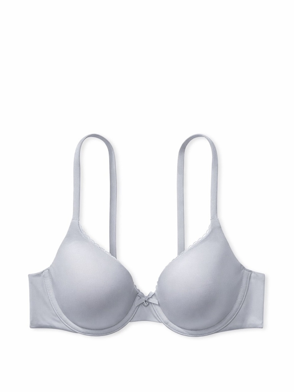 Body by Victoria Lightly Lined Lace-Trim Full-Coverage Bra